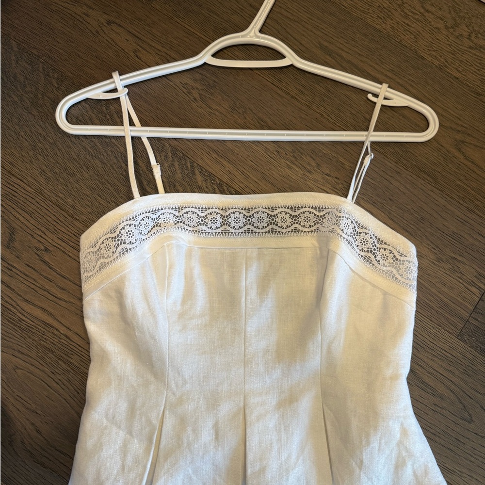 Reformation Meryl Linen top